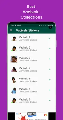 Vadivelu Whatsapp Stickers2023 android App screenshot 4